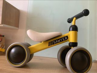 Correpasillos Bici Sawyer Amarillo