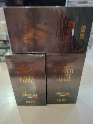 Profumo Amber Force per uomo 3 pz