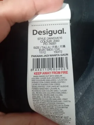 Vestido niña Desigual talla 11/12