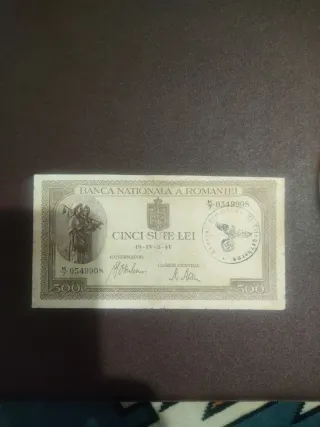 Billete 500 Lei Rumanía 1941