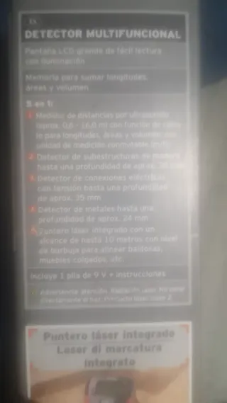 Detector multifunción Powerfix