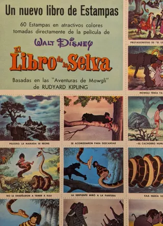 6 Álbumes Cromos Antiguos Disney y Arte