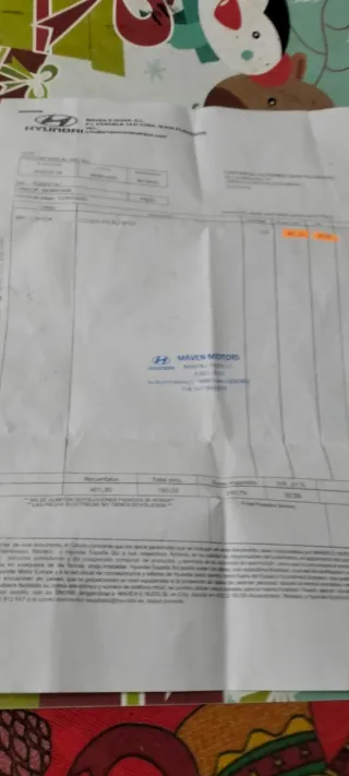 Paragolpes Hyundai i30 line tiene su factura