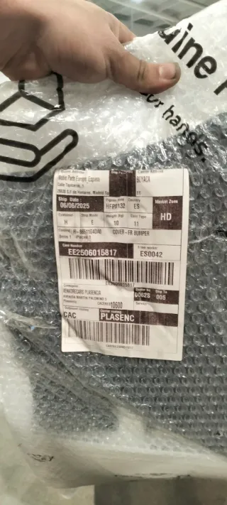 Paragolpes Hyundai i30 line tiene su factura