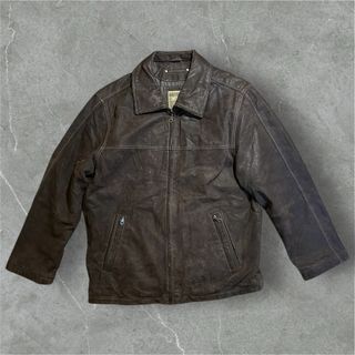 Giacca Aviator anni 90 marrone