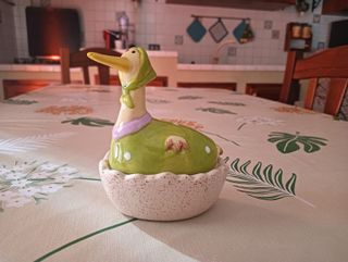 Portagioie/zuccheriera oca ceramica