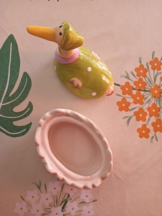 Portagioie/zuccheriera oca ceramica