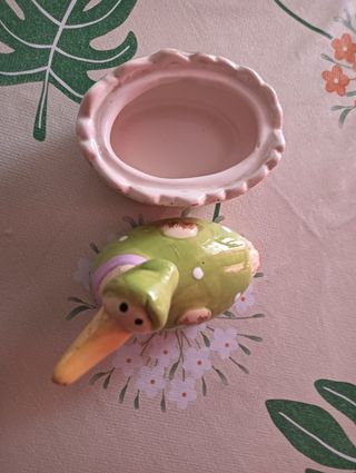 Portagioie/zuccheriera oca ceramica