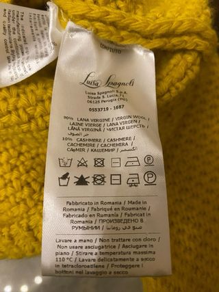 Giacca Luisa Spagnoli Gialla