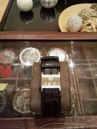 Reloj IKETECH Negro y Plateado