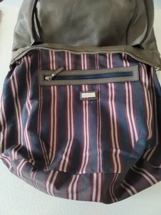 Borsa Coccinelle in vera pelle taupe – Made in Ita