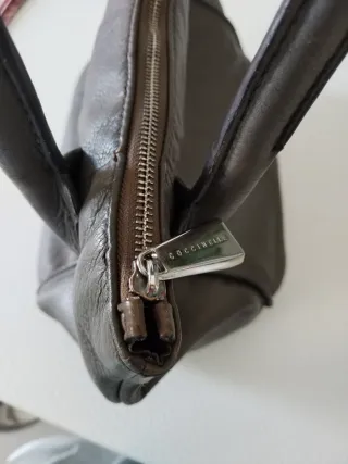 Borsa Coccinelle in vera pelle taupe – Made in Ita