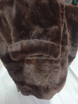 Cappotto pelliccia marrone