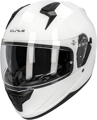 Curve Casco Integral para Moto, Lead, Material Res