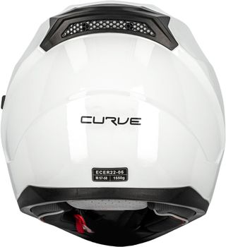Curve Casco Integral para Moto, Lead, Material Res