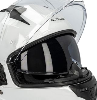 Curve Casco Integral para Moto, Lead, Material Res