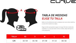 Curve Casco Integral para Moto, Lead, Material Res