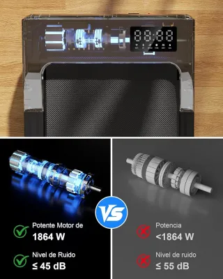 Cinta de correr plegable