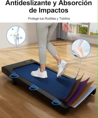 Cinta de correr plegable