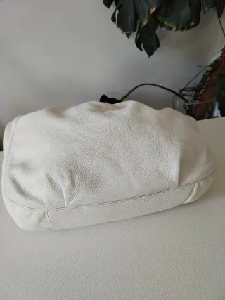 Coccinelle Vera Pelle Bianca Hobo Bag