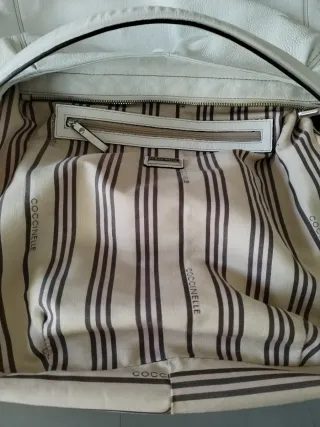 Coccinelle Vera Pelle Bianca Hobo Bag