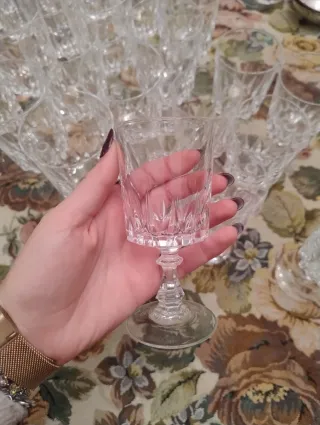 Servizio 27 bicchieri acqua vino liquore spumante