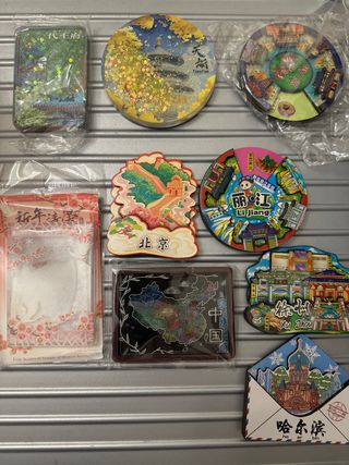 Set di 9 calamite souvenir Cina magnet