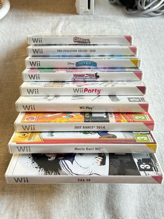 Nintendo Wii y 10 juegos