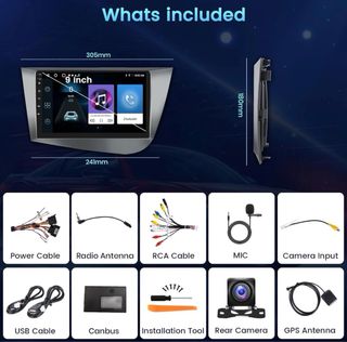 Radio Android 2+64GB Seat Leon MK2 NUEVA