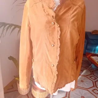 Giacca donna in camoscio