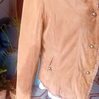 Giacca donna in camoscio