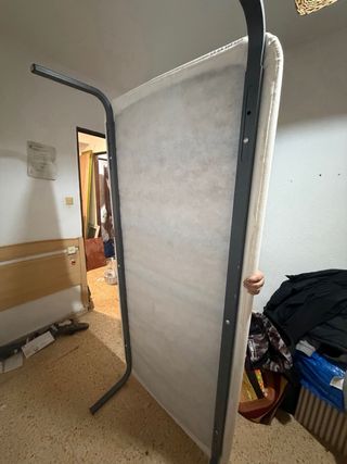 Somier Pikolin Beige Tela y Metal