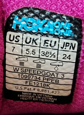 Zapatillas trail running Hoka Speedgoat talla 38.5