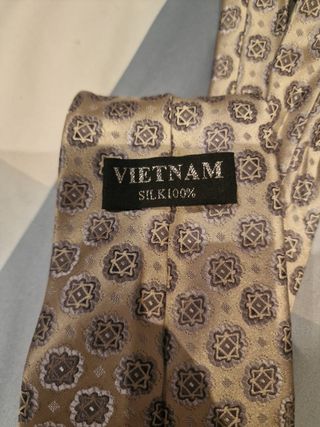 Coppia cravatte fantasia geometrica