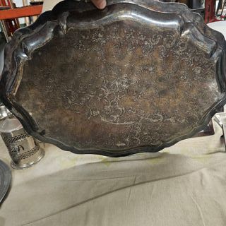 Vassoio Metallo Argento 800