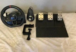 Volante Gamer Tracer con Pedales y Palanca