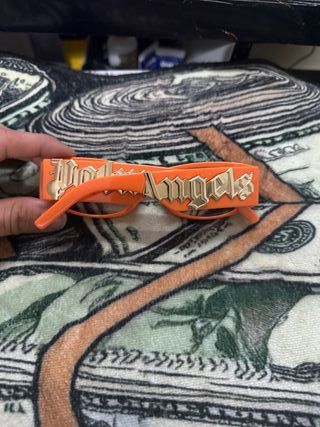 Gafas de Sol Palm Angels Naranja y Dorado