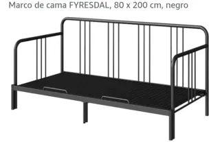 Diván FYRESDAL Negro Metal