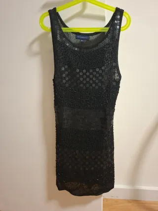 Top Adolfo Dominguez Negro Talla M