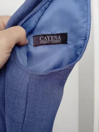 Vestido largo azul mujer