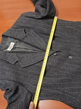 Traje Cortefiel Vintage Raya Gris hay medidas