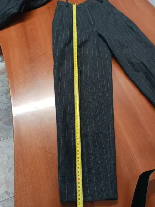 Traje Cortefiel Vintage Raya Gris hay medidas