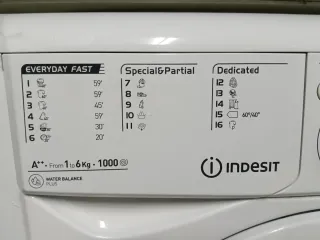 Lavadora Indesit 1000 rpm