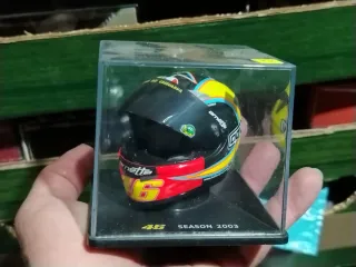 Miniatura Casco Valentino Rossi 46 Stagione 2003