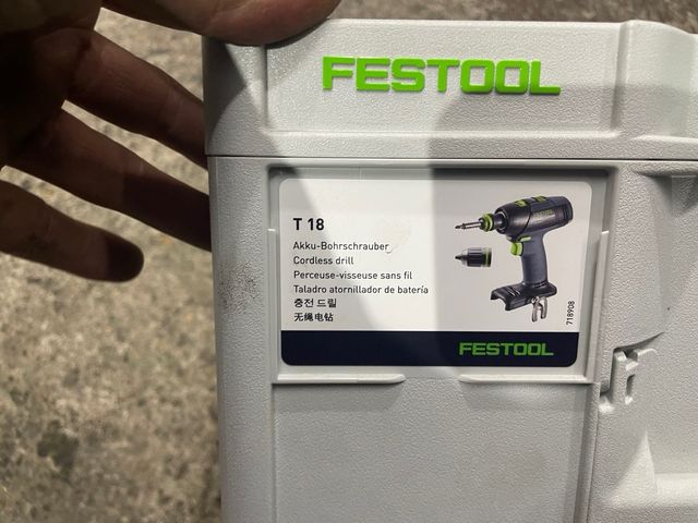 Atornillador Festool T 18+3-Basic