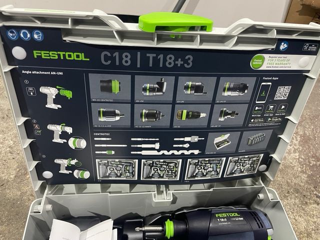 Atornillador Festool T 18+3-Basic