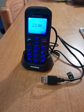 Telefunken Telefono con SOS con base ricarica
