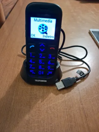 Telefunken Telefono con SOS con base ricarica