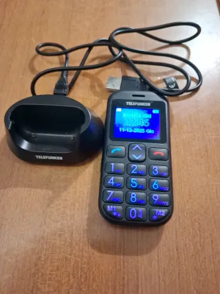 Telefunken Telefono con SOS con base ricarica