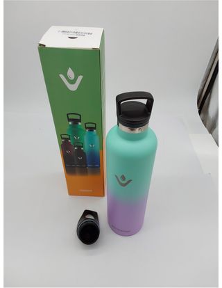 Botella Agua Acero Inoxidable- 1 litro- Botella Ag